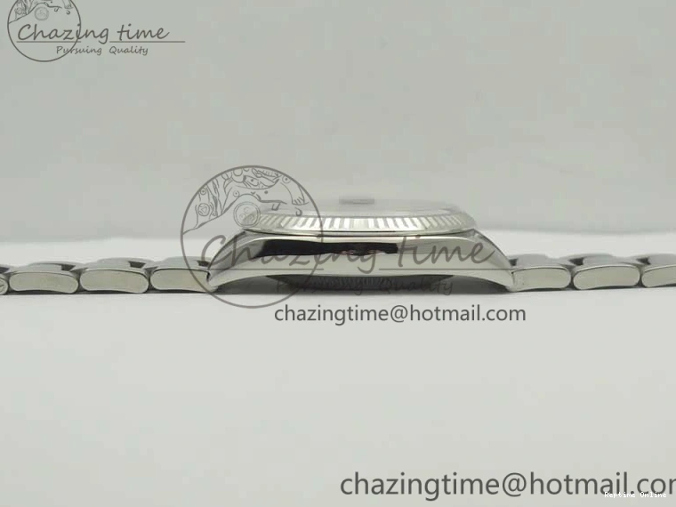 0125 DateJust 36 SS 116234 Fluted Bezel DJF Best Edition Blue Dial Stick Markers on SS Oyster Bracelet A Affordable 3373